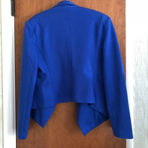 NWT, Philosophy Republic Clothing, Women's Blazer, Size: 8, Color: Blue - Picture 2 of 9